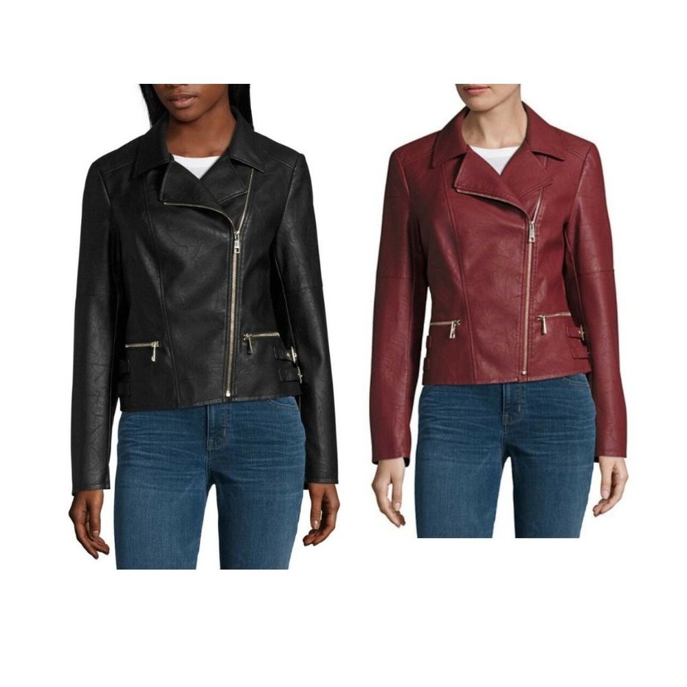 Women's Jacket faux leather a.n.a size L XL XXL NEW